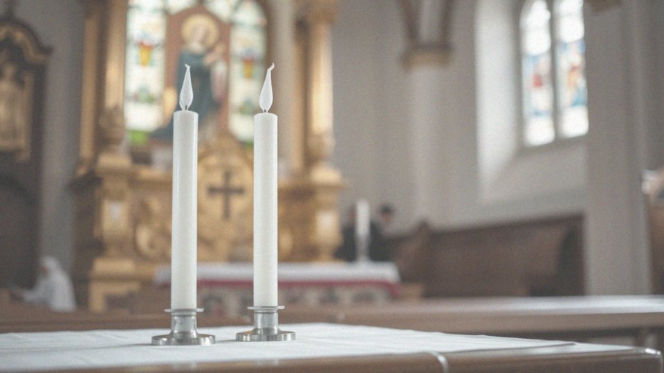 Jakie symbole niosą ze sobą świece chrzcielne w kontekście sakramentu?