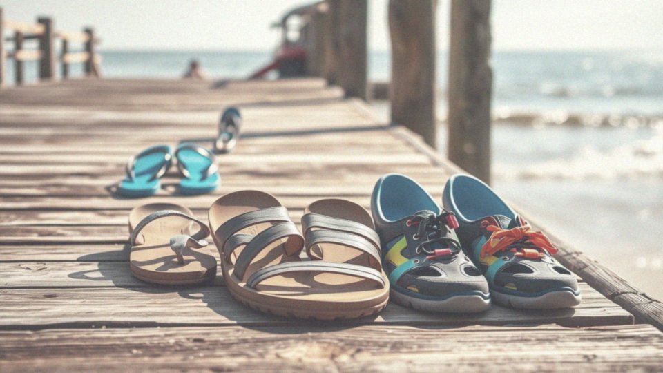 Jakie rodzaje obuwia powinno się zabrać na plażę?