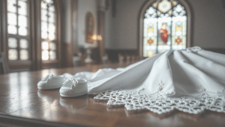 Jak matka chrzestna uczestniczy w ceremonii poprzez zakup szatki?