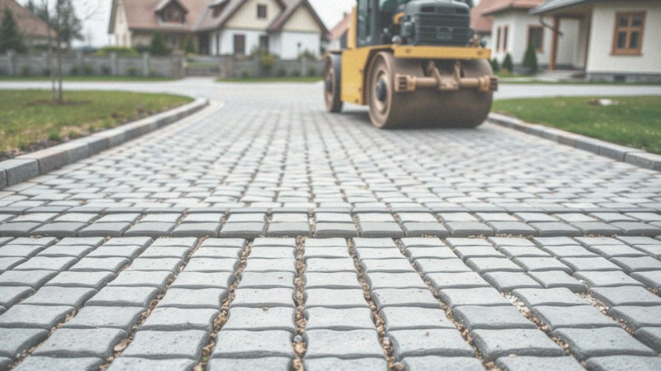 Czy można ubijać kostkę brukową bez piasku?
