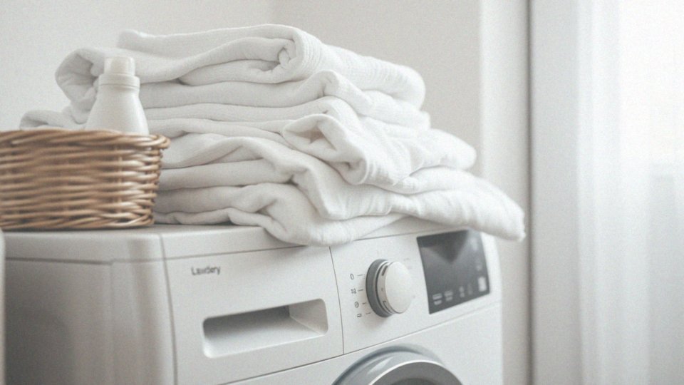 Jakie są zalecenia producenta dotyczące prania białych tkanin?