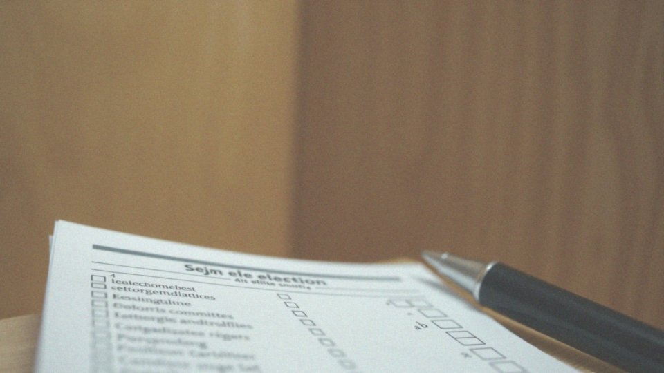 Jakie informacje znajdują się na karcie do głosowania do Sejmu?
